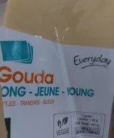 Tranche gouda jeune