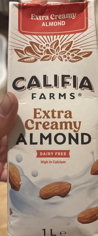 Extra creamy almond