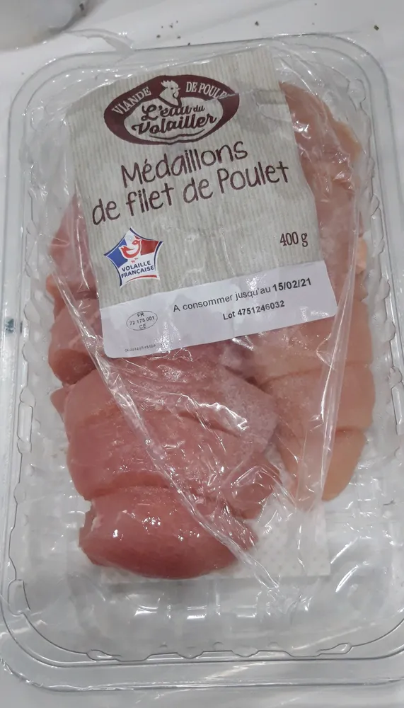 Médaillons de filet de poulet