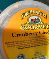 Cranberry cheddar cheese spreads
