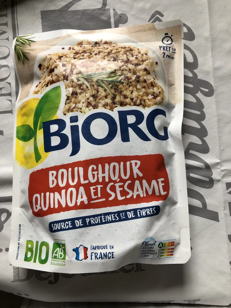 BOULGHOUR QUINOA ET SÉSAME
