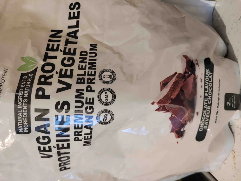 Chocolate flavored Vegan protien