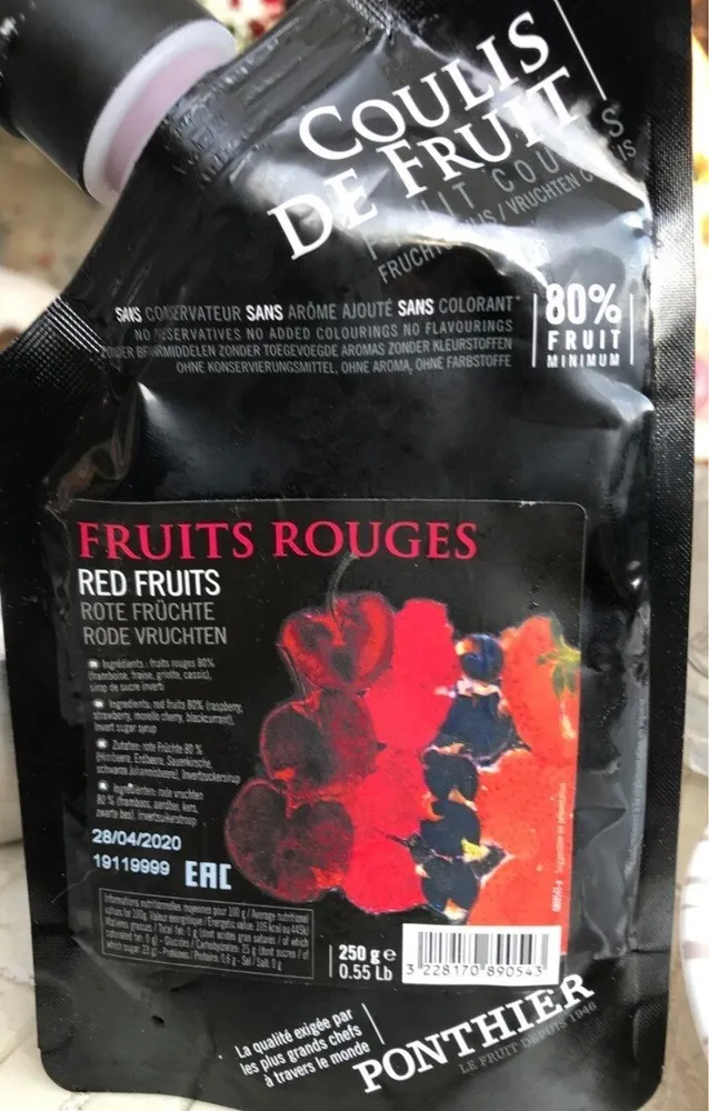 Coulis de fruit