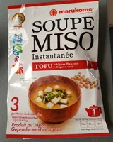 SOUPE MISO Instantanée TOFU + Algues Wakame + Oignon vert