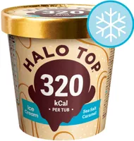 Halo top ice cream sea salt caramel
