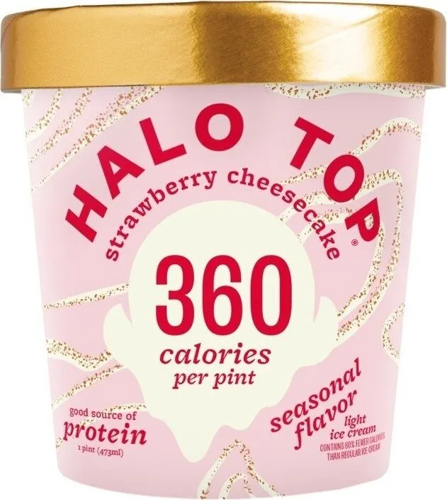 Halo top strawberry cheesecake