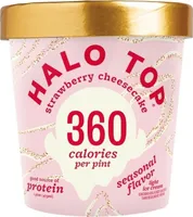 Halo top strawberry cheesecake