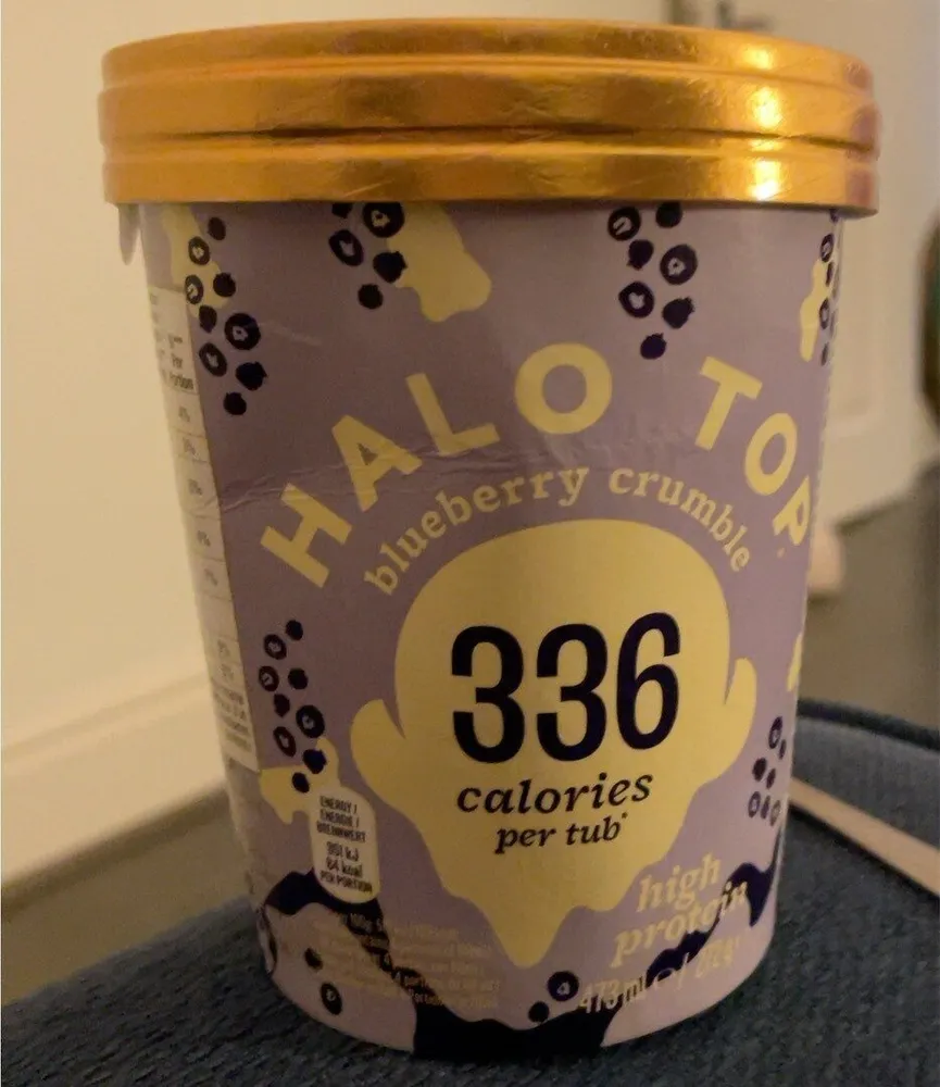 Blueberry Crumble icecream