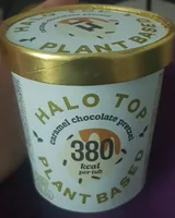 Glace plant-based caramel chocolate pretzel