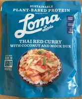 Thai red curry with coconut and mock duck
