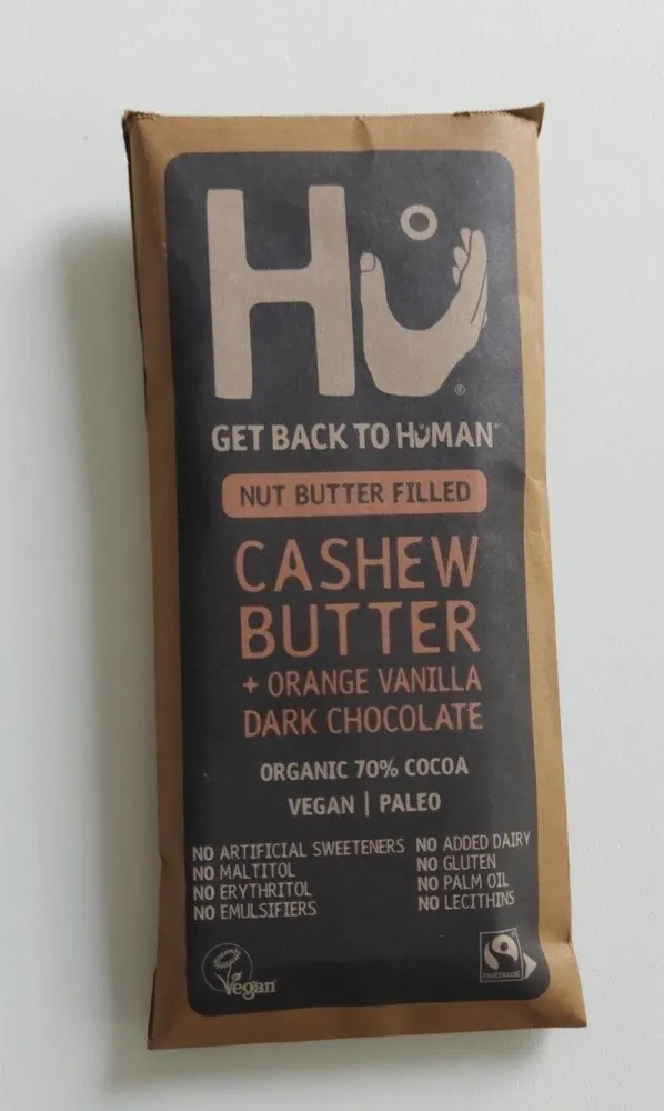 Cashew Butter filled Dark Chocolate