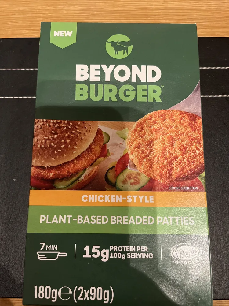 Beyond burger chicken style