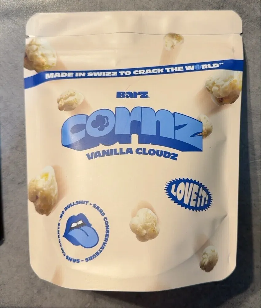 Pop-corn Barz Cornz Vanilla Cloudz