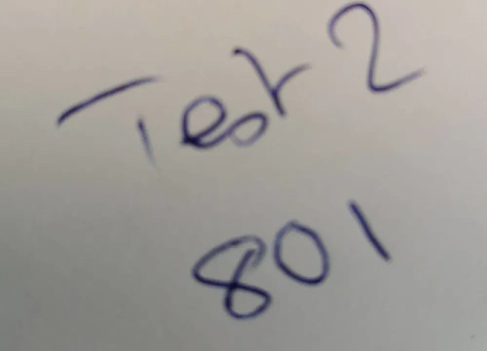 Test recette 801