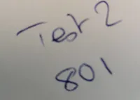 Test recette 801