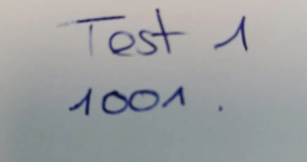 Test recette 1001