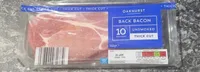 Unsmoked back bacon