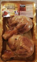 2 cuisses de Poulet Rôties