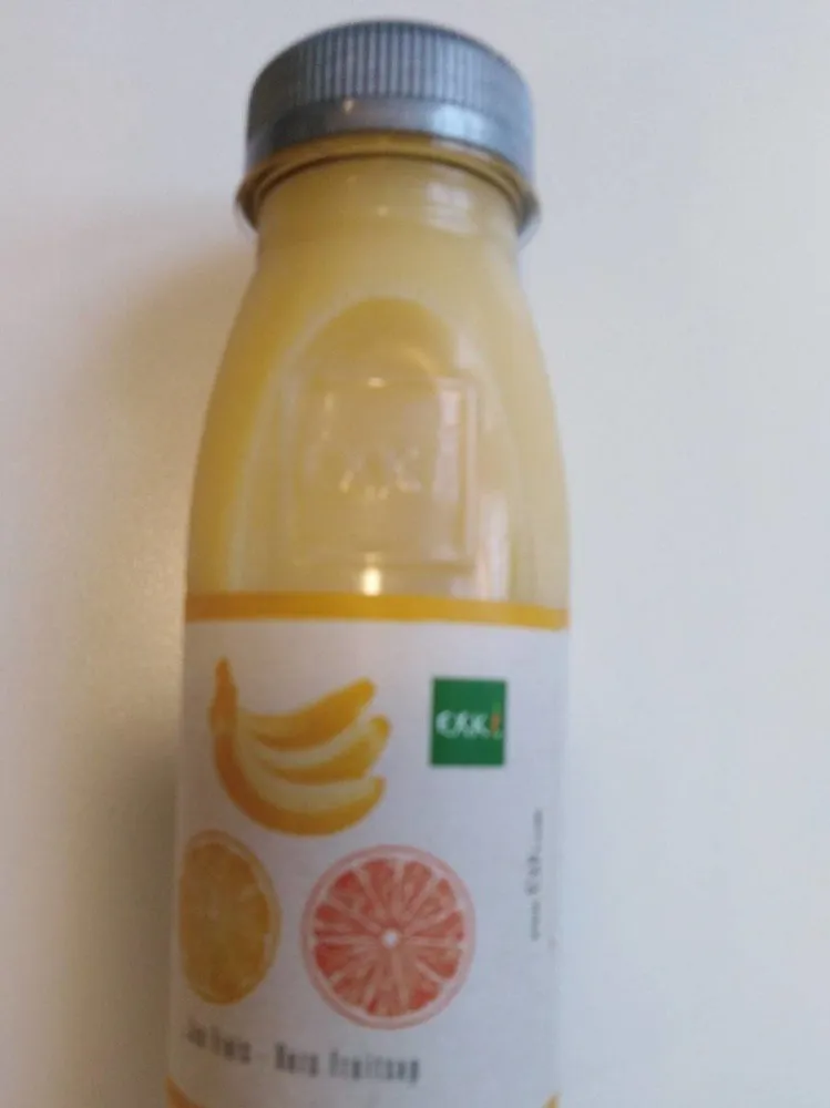 Jus frais banane citron orange