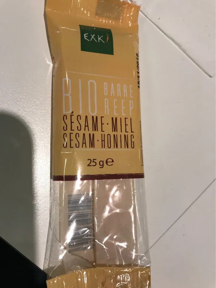 Bio barre sésame miel