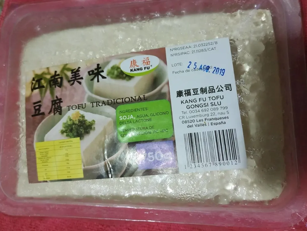 Tofu tradicional