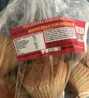 Magdalenas con chocolate