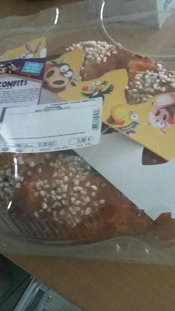 Couronne aux fruits confits