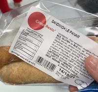 Sandwich panini