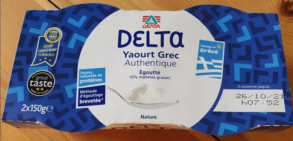 Yaourt grec authentique