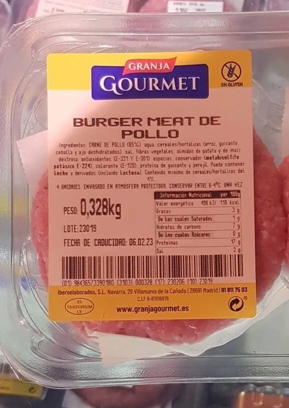 Burguer meta pollo
