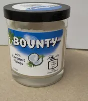 Bounty with coconut flakes