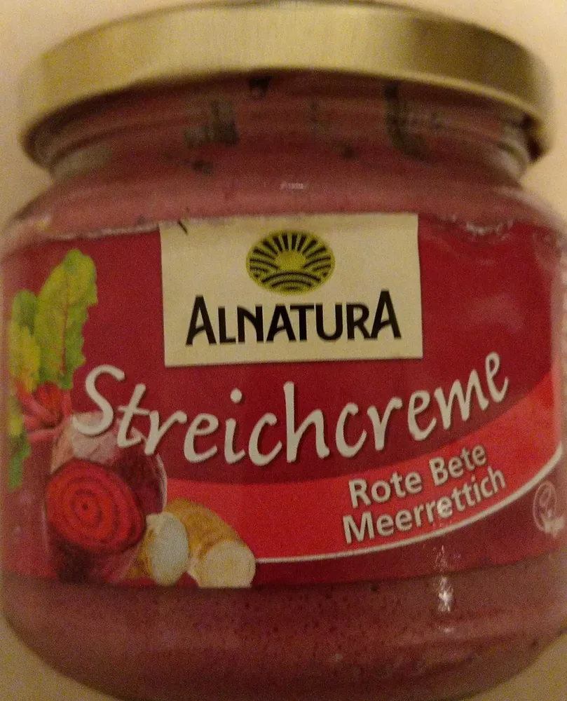 Streichcreme Rote Bete Meerrettich
