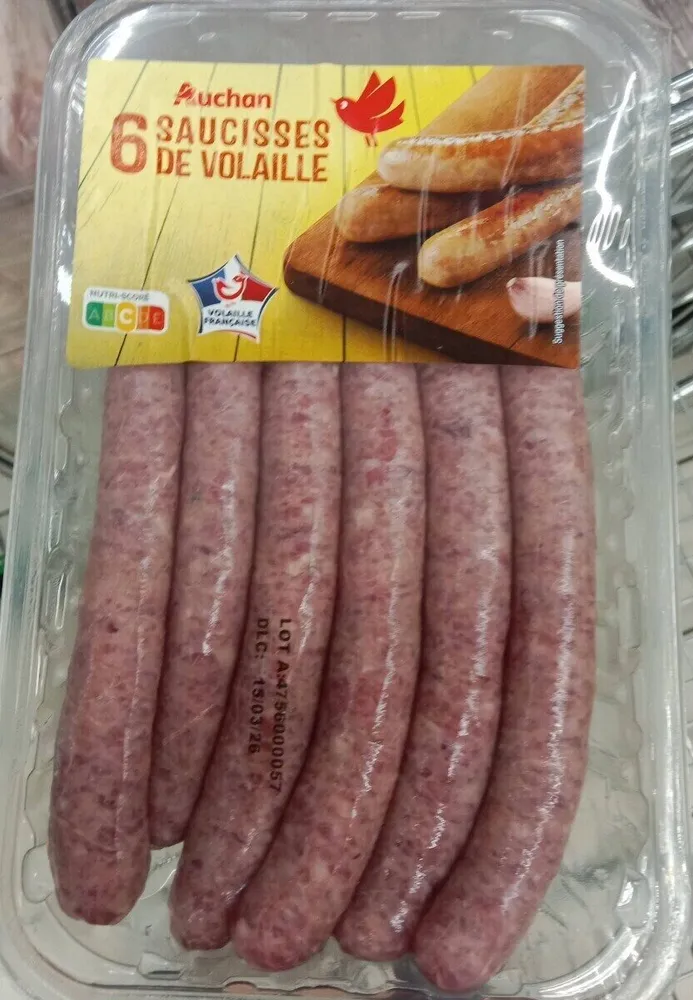 Saucisses de volaille