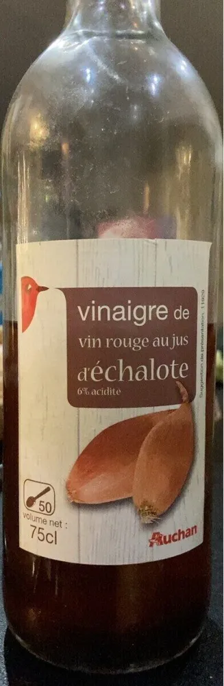 Vinaigre de vin rouge au jus d’échalote