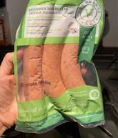 Saucisses naturelles tomate basilic