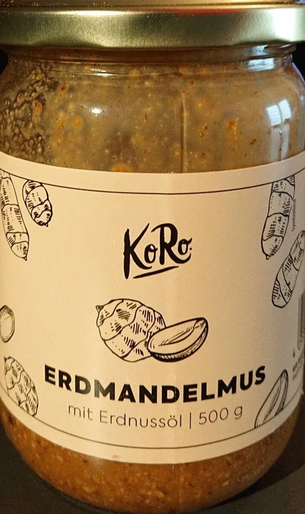 Creme de souchets grillées avec huile d'arachide