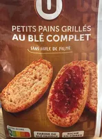 PETITS PAINS GRILLÉS AU BLÉ COMPLET