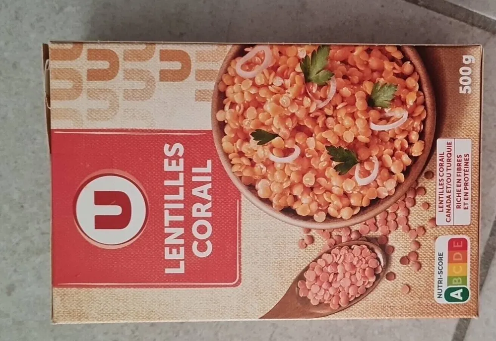 Lentilles corail