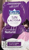 Yogur sin lactosa desnatado