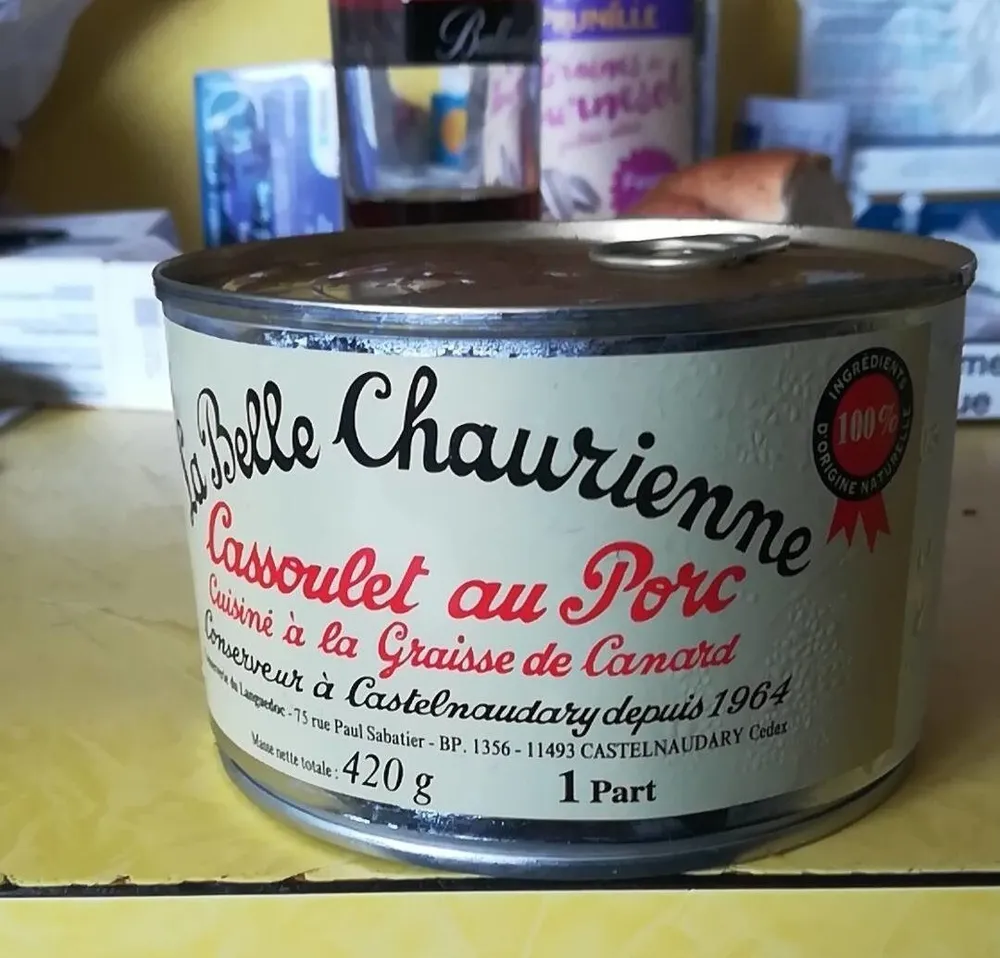 La belle chaurienne cassoulet au porc
