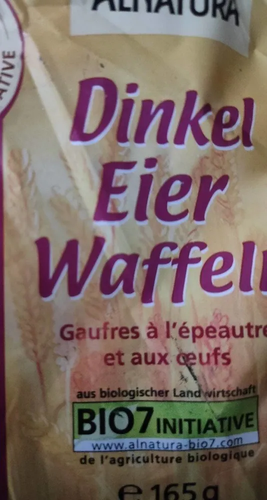 Gauffres à l'épautre et aux oeufs