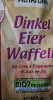 Gauffres à l'épautre et aux oeufs