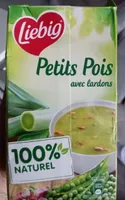 Soupe petit pois avec lardons