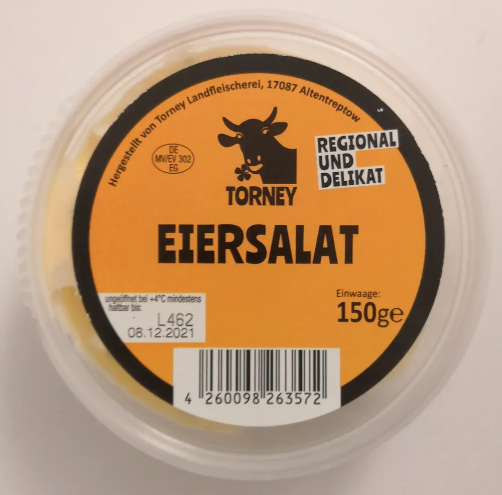 Eiersalat, regional und delikat