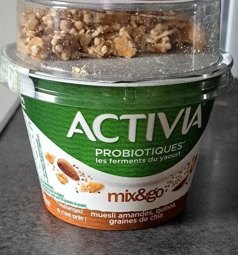 Activia probiotique mix&go