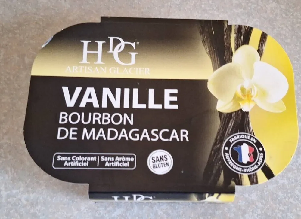 Glace vanille bourbon de Madagascar
