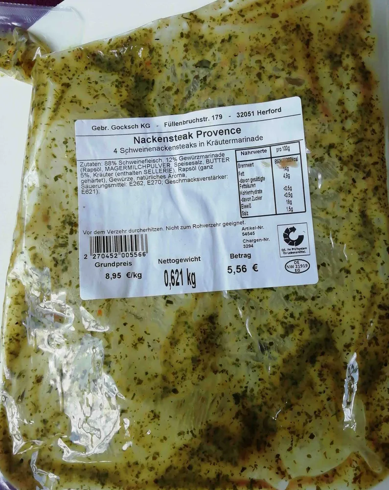 Nackensteak Provence