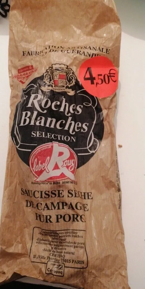 Saucisse sèche de Campagne Pur porc