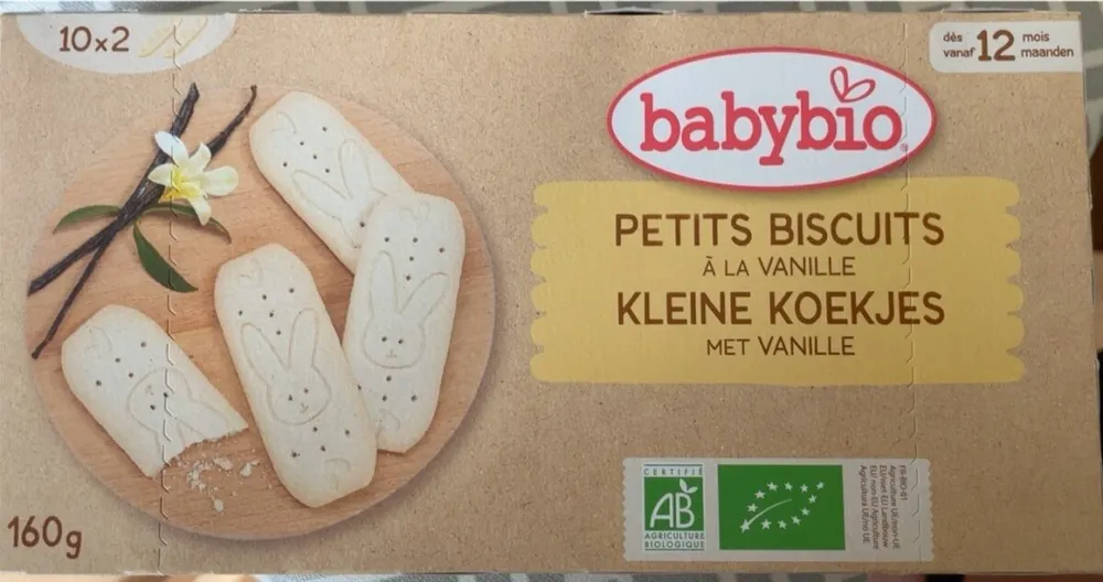 Petits biscuits a la vanille
