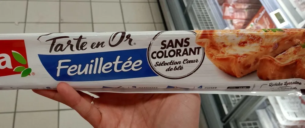 Tarte en or feuilletée